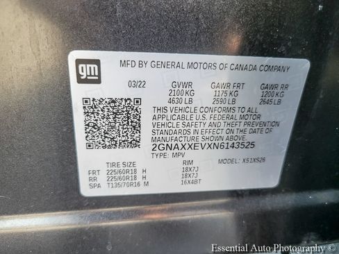 Certified 2022 Chevrolet Equinox Premier AWD/4WD image 24