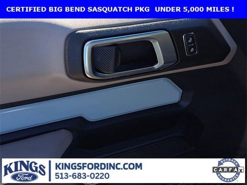 Certified 2021 Ford Bronco Big Bend w/ Sasquatch Package image 20