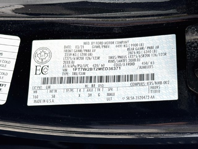 Certified 2021 Ford F250 Lariat AWD/4WD image 45