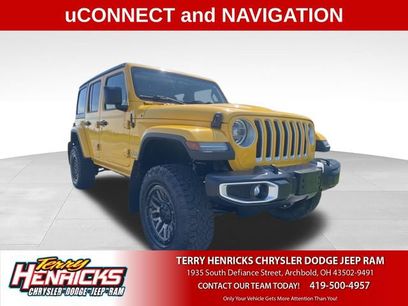 Used 2021 Jeep Wrangler Unlimited Sahara w/ Uconnect 4C Nav & Sound Group