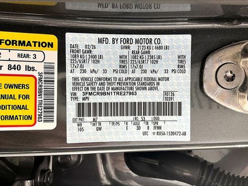 New 2026 Ford Bronco Sport Big Bend w/ Convenience Package image 8