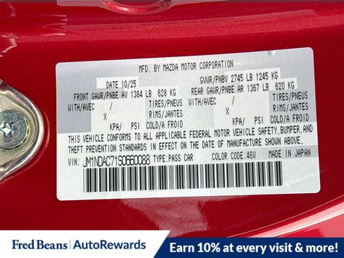 New 2025 MAZDA MX-5 Miata Club w/ Brembo/BBS Recaro Package image 26