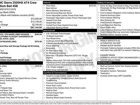 New 2026 GMC Sierra 2500 AT4 AWD/4WD image 18