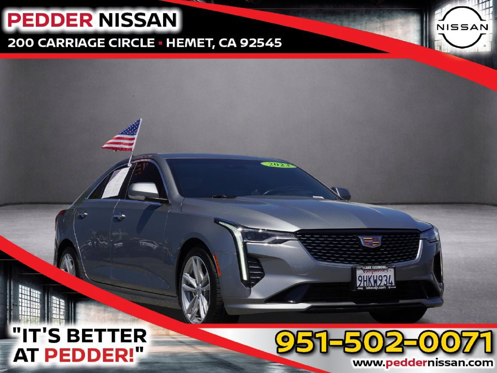 Used 2023 Cadillac CT4 Luxury w/ Cold Weather Package RWD image 1