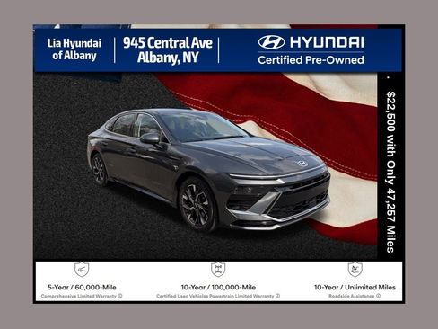 Certified 2025 Hyundai Sonata SEL FWD image 1