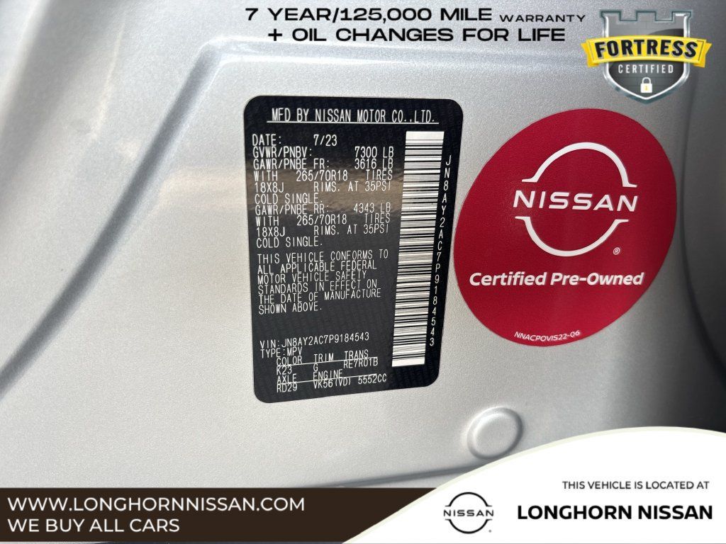 Used 2023 Nissan Armada SV w/ Cargo Package RWD image 28