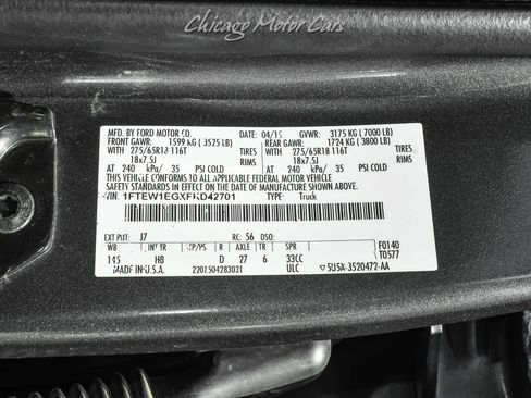 Used 2015 Ford F150 Lariat w/ Equipment Group 502A Luxury image 51