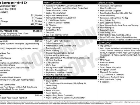 Certified 2025 Kia Sportage EX w/ EX Premium Package AWD/4WD image 25