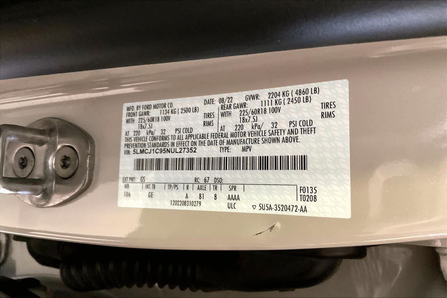 Used 2022 Lincoln Corsair FWD w/ Equipment Group 101A image 31