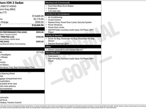 Used 2007 Saturn ION Level 3 w/ Enhanced Performance Pkg image 6