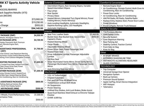 Used 2020 BMW X7 xDrive40i w/ M Sport Package image 25