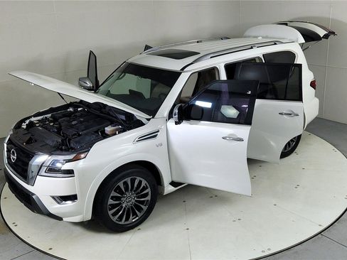 Used 2021 Nissan Armada Platinum w/ Captain's Chairs Package image 47