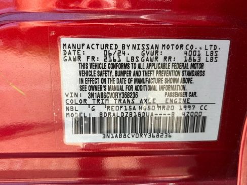 Used 2024 Nissan Sentra SV FWD image 23