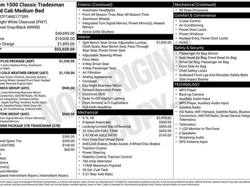 Used 2022 RAM 1500 Tradesman w/ Chrome Plus Package AWD/4WD image 38