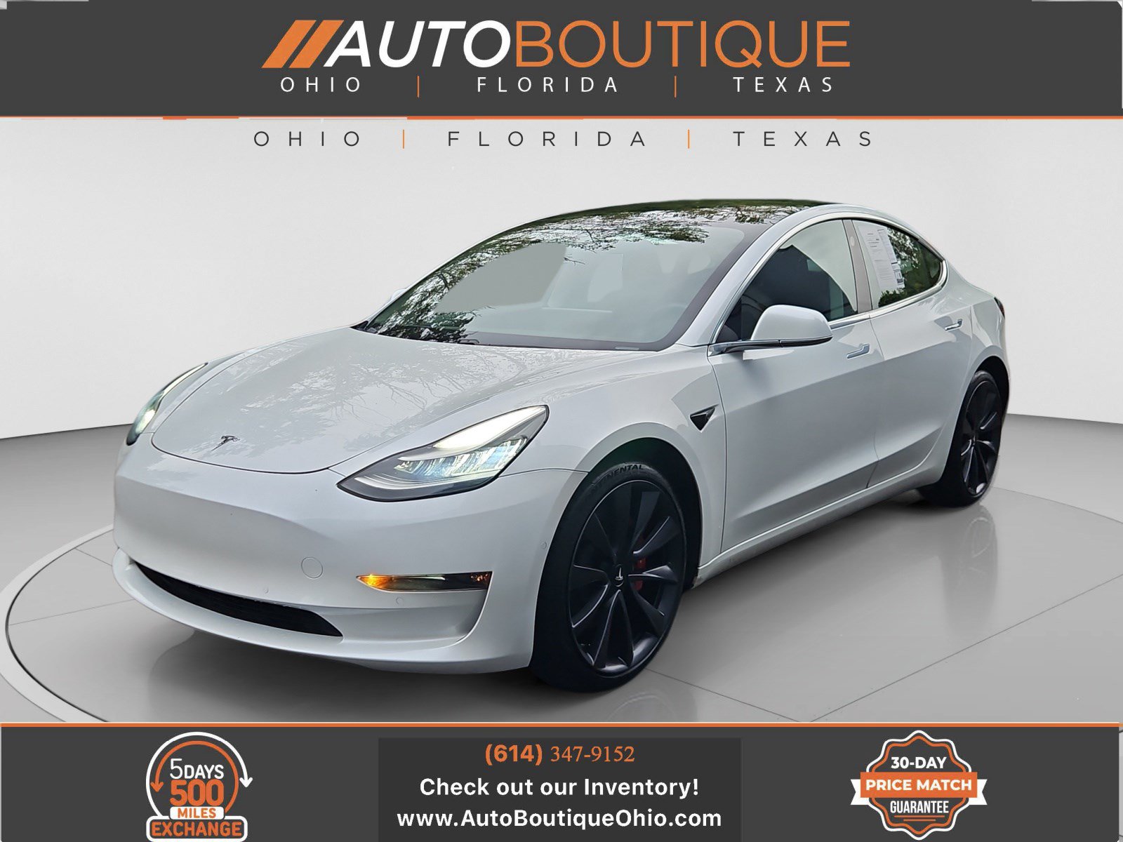 Used 2020 Tesla Model 3 Performance AWD/4WD image 1