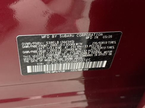 Used 2025 Subaru Forester Touring w/ Protection Package (1PH) image 11