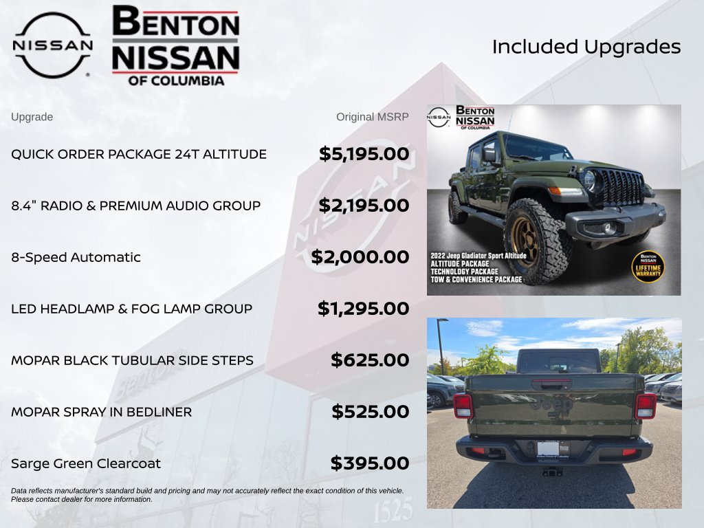 Used 2022 Jeep Gladiator Sport AWD/4WD image 6