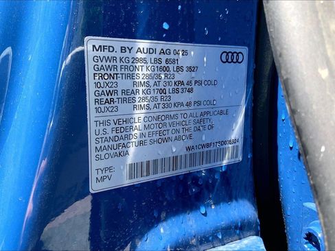 Used 2025 Audi SQ8 Prestige w/ Prestige Package AWD/4WD image 4
