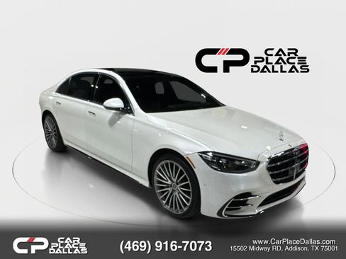 Used 2022 Mercedes-Benz S 500 4MATIC w/ AMG Line Package image 12