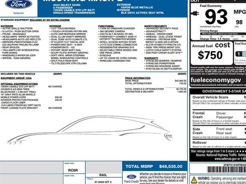 Used 2023 Ford Mustang Mach-E Select image 2