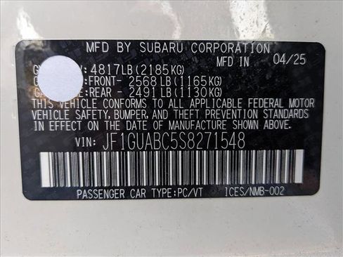 Certified 2025 Subaru Impreza 2.0i image 17