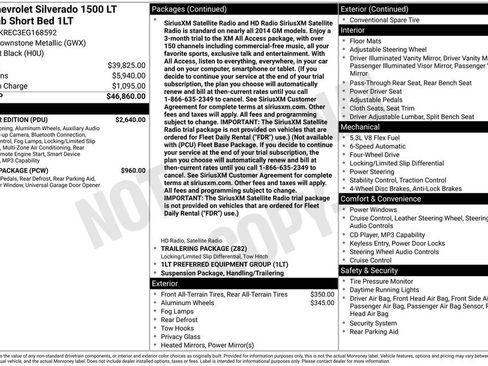 Used 2014 Chevrolet Silverado 1500 LT w/ All Star Edition AWD/4WD image 2