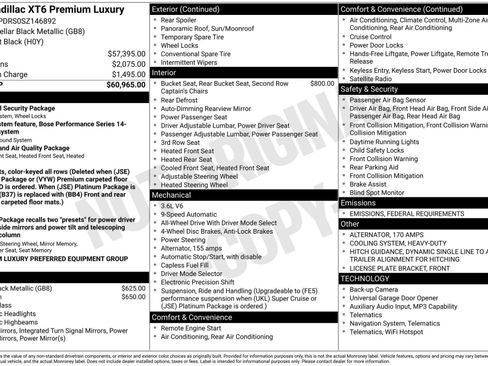New 2025 Cadillac XT6 Premium Luxury image 39