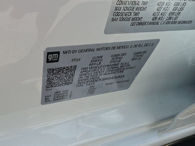 Used 2024 Chevrolet Silverado 1500 Custom w/ LPO, Dark Essentials Package RWD image 31