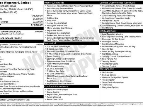 Used 2024 Jeep Wagoneer L Series II w/ Flexible Seating Group AWD/4WD image 6