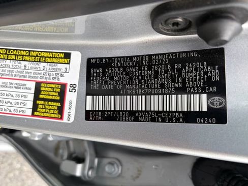 Used 2023 Toyota Camry XSE w/ Navigation Package AWD/4WD image 25