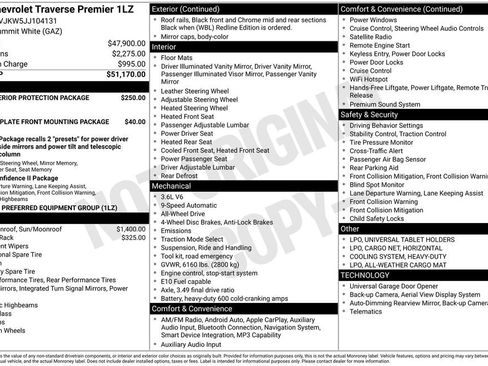 Used 2018 Chevrolet Traverse Premier image 39