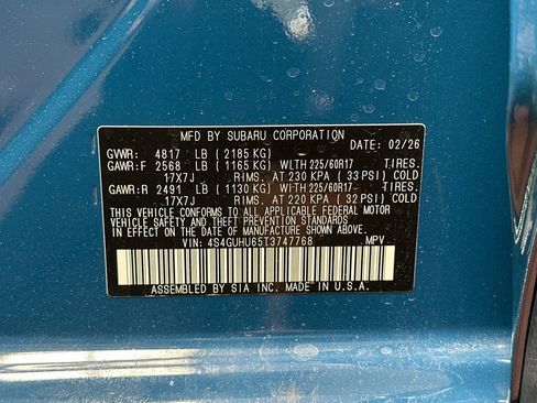 New 2026 Subaru Crosstrek 2.5i Wilderness AWD/4WD image 36