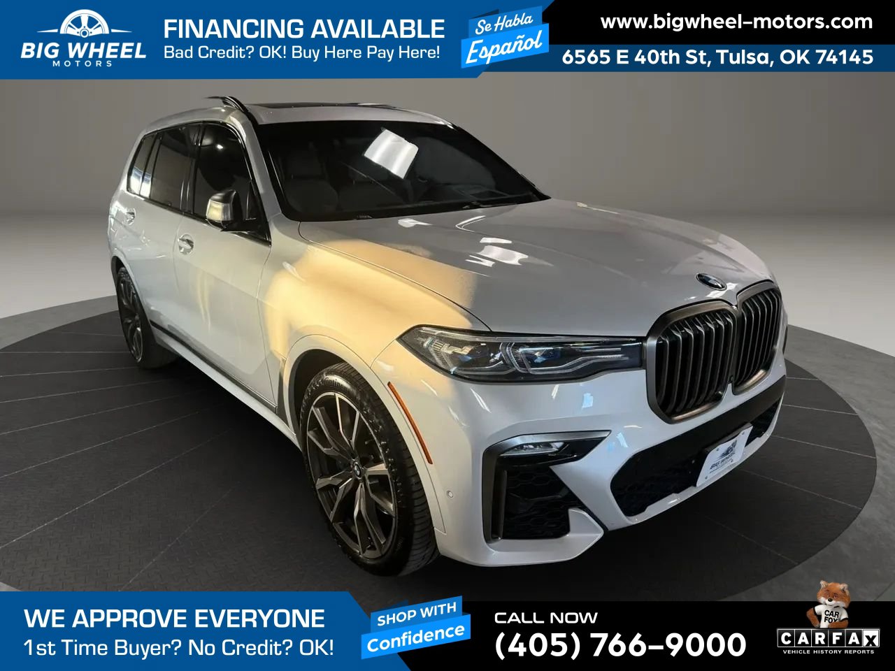 Used 2021 BMW X7 M50i w/ Dynamic Handling Package AWD/4WD image 7