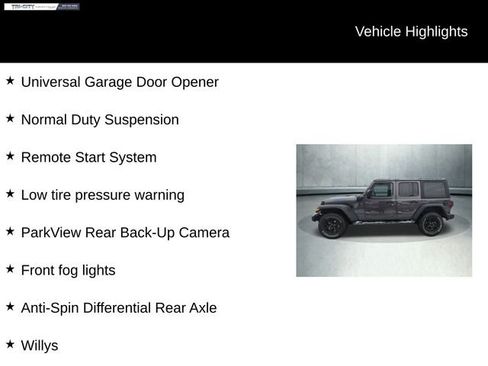 Used 2023 Jeep Wrangler Willys 4xe w/ Cold Weather Group image 20