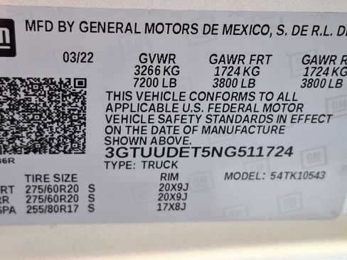 Used 2022 GMC Sierra 1500 SLT w/ SLT Premium Plus Package image 36