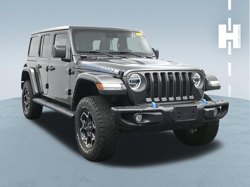 Used 2021 Jeep Wrangler Unlimited Rubicon 4xe w/ Steel Bumper Group AWD/4WD image 3