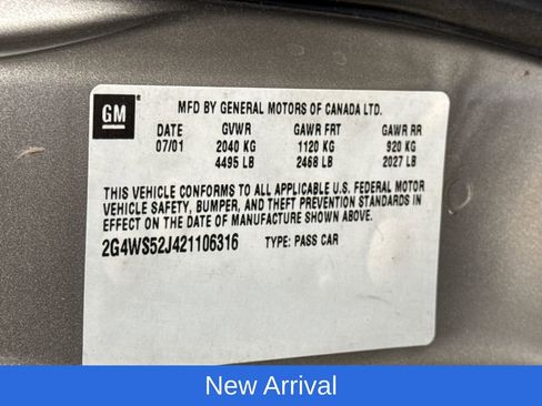 Used 2002 Buick Century Custom w/ Custom Premium Pkg FWD image 21