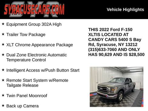 Used 2022 Ford F150 XLT w/ Equipment Group 302A High AWD/4WD image 5