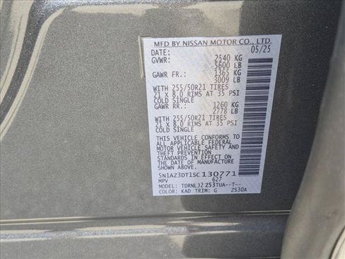 Used 2025 Nissan Murano Platinum w/ Cargo Package AWD/4WD image 22