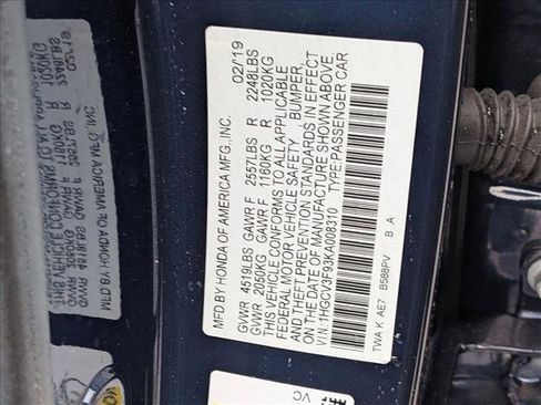 Used 2019 Honda Accord Touring image 26