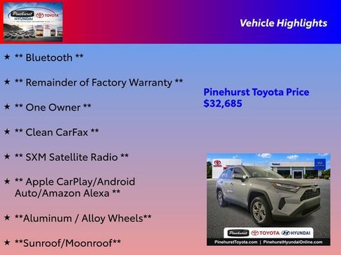 Used 2025 Toyota RAV4 XLE w/ Convenience Package FWD image 16