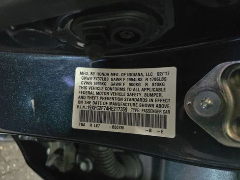 Used 2017 Honda Civic EX image 16