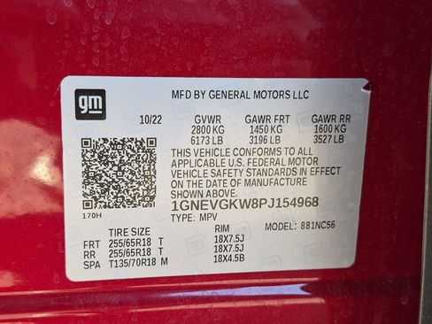 Used 2023 Chevrolet Traverse LT AWD/4WD image 27