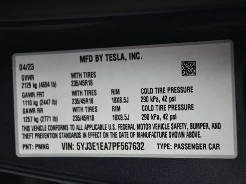Used 2023 Tesla Model 3 Standard Range RWD image 8