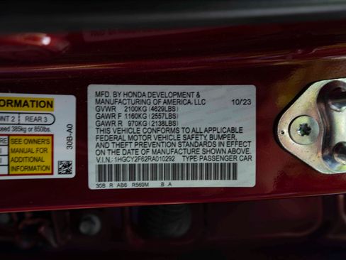 Used 2024 Honda Accord EX-L image 45