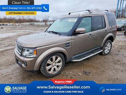 Used 2016 Land Rover LR4 HSE AWD/4WD image 1
