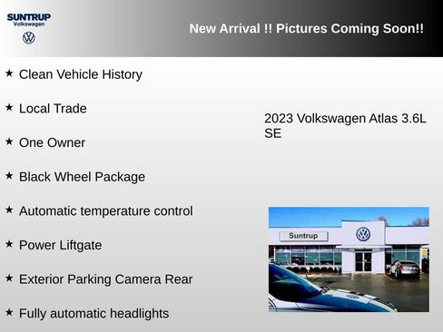 Used 2023 Volkswagen Atlas SE w/ Black Wheel Package image 3
