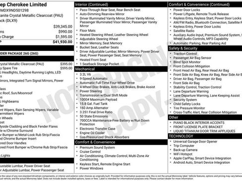 Used 2022 Jeep Cherokee Limited image 30