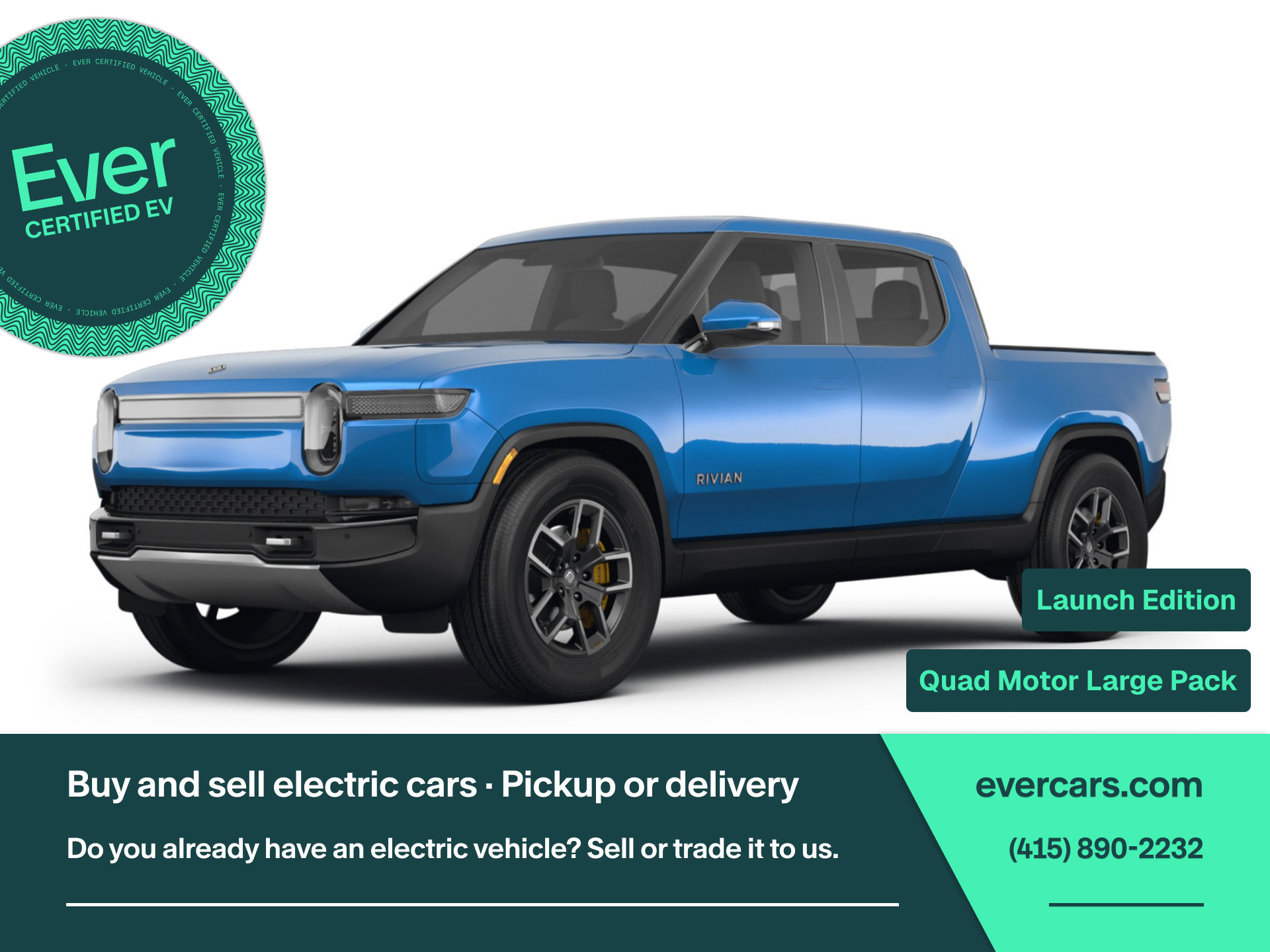 Used 2022 Rivian R1T Launch Edition AWD/4WD image 1
