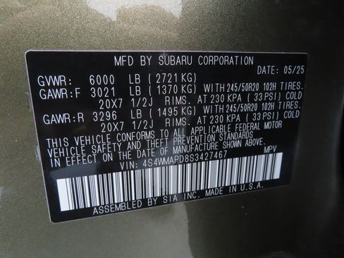 Used 2025 Subaru Ascent Limited AWD/4WD image 32